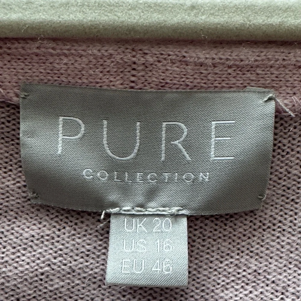 Pure Collection Soft Pink Open Cardigan - Picture 3 of 6